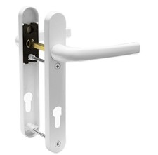 UPVC Door Handle White Sprung