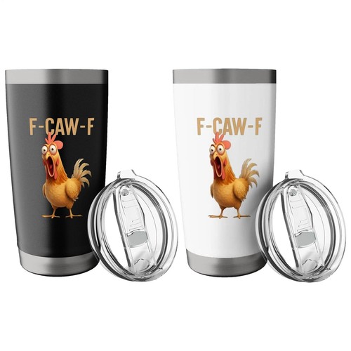 20oz caw funny chicken - 20oz, f-caw-f