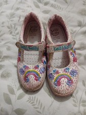 Lelli Kelly Girls' Beaded Canvas Shoes Size UK 11, EUR 29