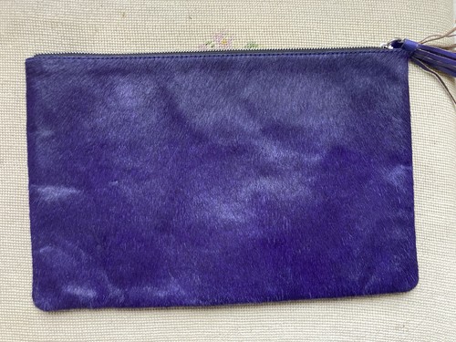 Purple indigo leather pony - purple,