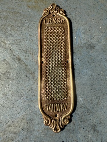 Antique railway brass - antique, lb&sc
