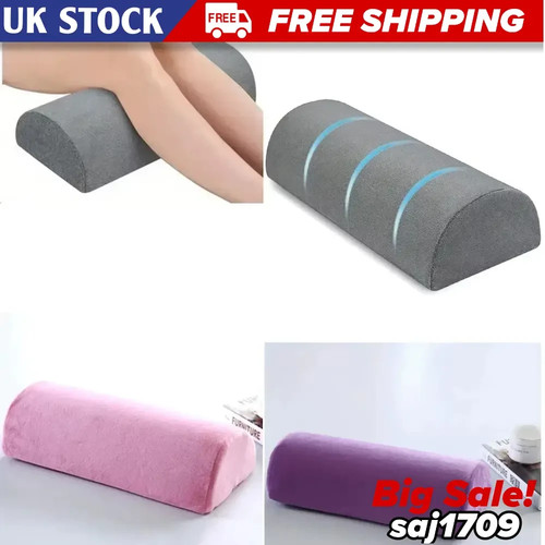 Half moon pillow bolster - half,