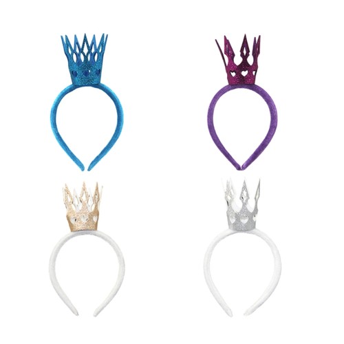 Glittering crown headband - crown,
