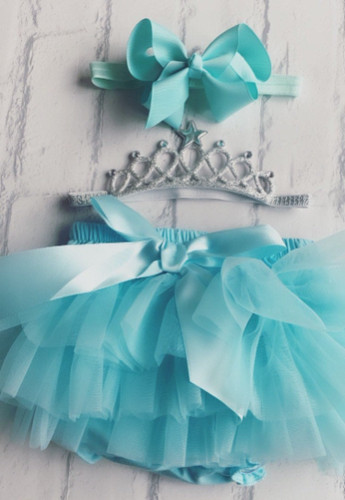 Luxury girls aqua frilly - luxury, tutu