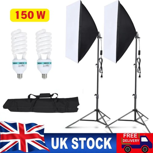 150w softbox lighting kit - x,