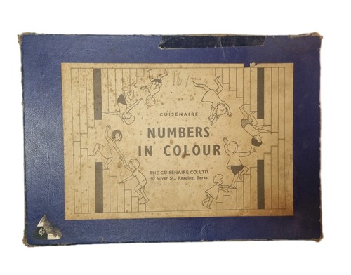 Vintage cuisenaire numbers - numbers, in