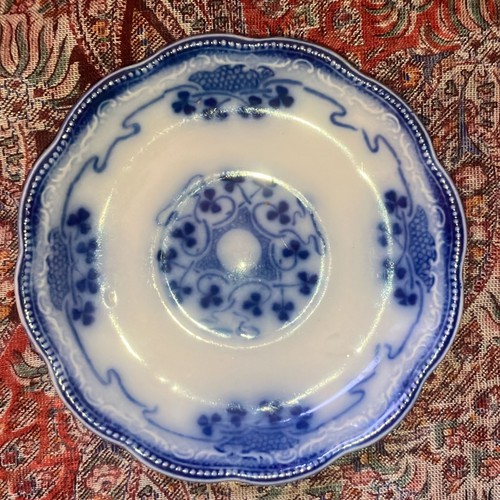 Flow blue butter pat wh - butter,