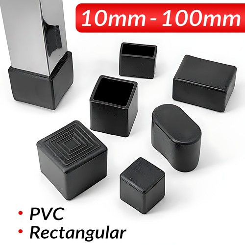 Square rubber chair - rubber, ferrules