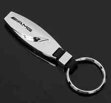 Mercedes Benz AMG Style Chrome Metal Keyring Luxury Keychain High Quality 