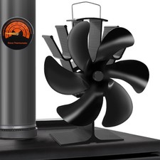 Log Burner Fan with 6 Blades