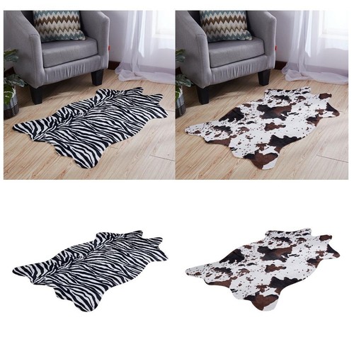 Cow zebra rug animal skin - zebra,