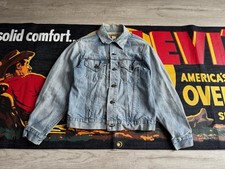 Vintage 1970s Levi’s Type III Denim Jacket USA Made  Size 42 “52”Button