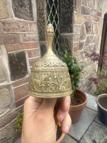 Solid brass sanctuary bell - brass,