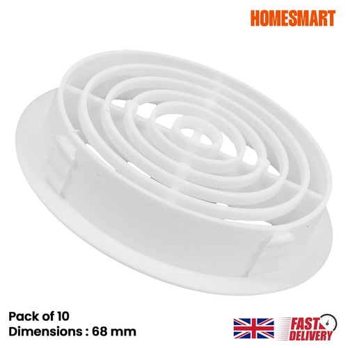 68mm white plastic soffit - 10,
