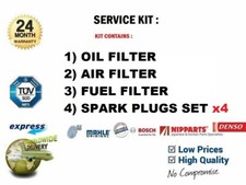 AIR FUEL OIL FILTERS 4xSPARK
