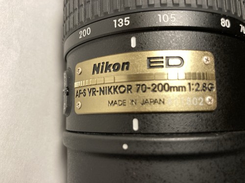 Nikon nikkor 70 200mm - nikon, af-s