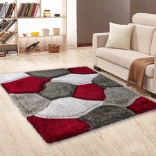 Modern Large Shaggy Rugs Living Room Bedroom Carpet Mats Hallway Runner Rug