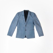 Jack Jones Premium Blue Blazer Size EU 48 UK 48 Shell 100% Cotton