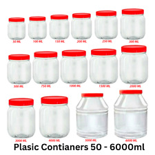 PLASTIC JARS Small Large