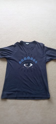Kenzo mens large navy shirt - t-,