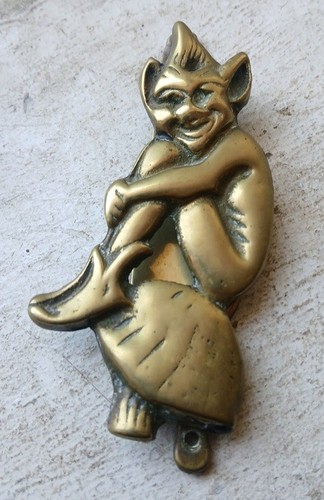 Solid brass door knocker - solid,