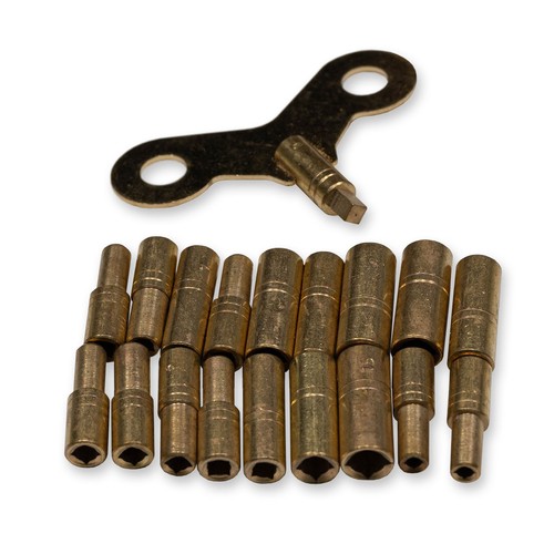 All sizes clock winding keys - all,