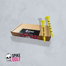 54mm Bamboo Golf Tees (60, 120 or 180 pack) Hybrid, Biodegradable | Spike Golf