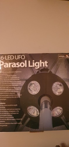 Ufo parasol light led - ufo, 16