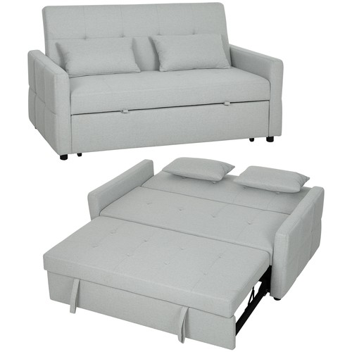 Homcom seater sofa bed - homcom, 2