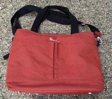 Red silver cross Baby changing bag
