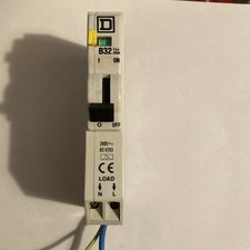 Square D QOE132B03 QOE RCBO 32 Amp 32A 30mA CURVE B32 Qwikline Short N&E leads
