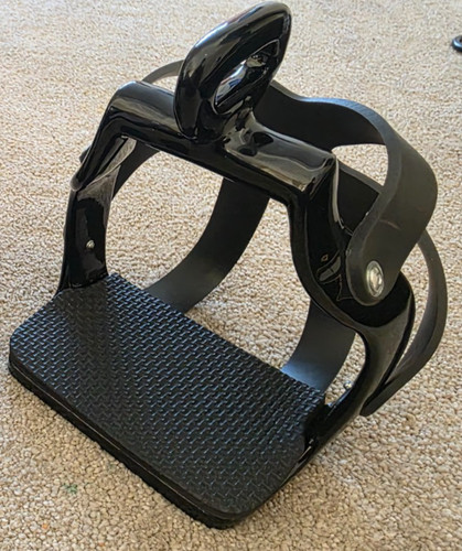 Black aluminium caged - black,