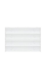 4ft High x 6ft Wide Gloss uPVC Plastic Garden Fence Panel & Anti Theft Clips