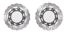 PAIR OF FRONT BRAKING DISCS
