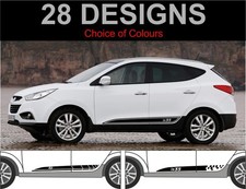 fits hyundai ix35 side stripes decals sticker graphics high quality