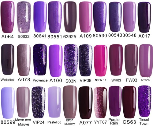 Bluesky gel nail polish purple - bluesky,