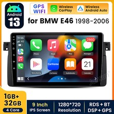 For BMW 3 Series E46 DAB+Car Radio Navigation Bluetooth USB Wireless Android Car