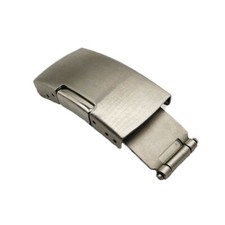 12-24mm Stainless Steel Push Button Deployment Watch Strap Band Buckle Clasp