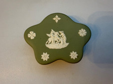 Pair of Vintage Wedgwood Green