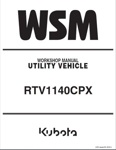 Kubota utility vehicle rtv1140 - vehicle,