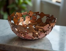 Handmade Recycled Key Bowl