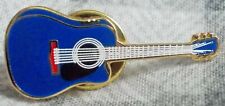 THE FENDER CLUB, RARE COLLECTABLE GUITAR BADGE/PIN - BLUE, NEW/SEALED, MUST SEE.