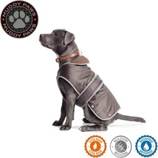 Ancol Muddy Paws All Weather Stormguard Dog Coat Brown Size Small Waterproof