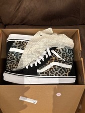 Rainbow Leopard Print Vans size 8 Hi Tops Trainers