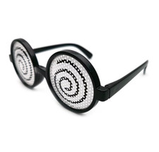 SWIRL GLASSES GOGGLES WILLY CHOCOLATE WONKA FACTORY ADULT FANCY DRESS CARTOON