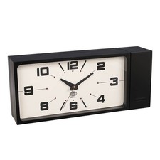 Dulton Double Face Wall Clock H21-0362BK Black Rectangle Magnet Type New - Fast