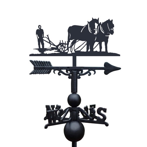 Horse plough iron - horse,