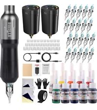 Practice Set - Stigma Wireless Battery Tattoo Pen Kit + Extra Inks, Skins + More