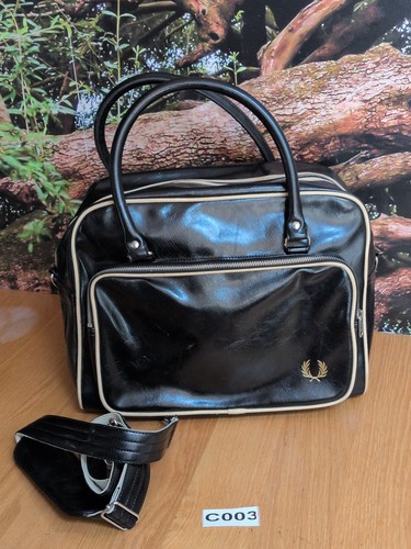 Fred perry black - cream, holdall
