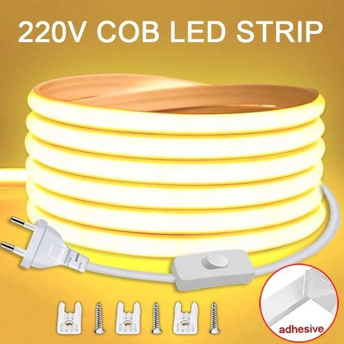 Cob led strip lights 220v - led,